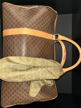 Céline Macadam canvas Boston 45 vintage bag